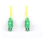 Digitus Cable de fibra óptica monomodo simplex, LC/APC a LC/APC, 10 m, I-V(ZN) H, G.657.A2, amarillo