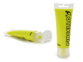 Pincello Tubo Pintura Acrílica Neón 75ml Amarillo 3.5x14.5x5.5 cm (Set de 36)