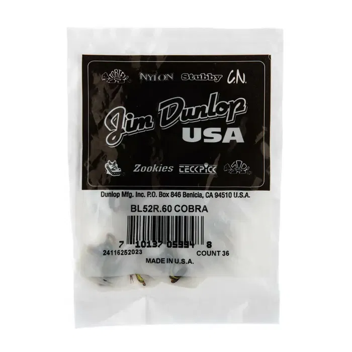 Dunlop Pack 36 Púas Graphic Artist Dirty Donny II Cobra - 1.00 Mm