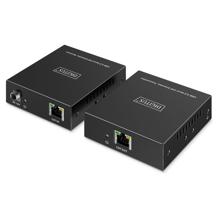 Digitus DA-73121 Extensor USB 3.2 Gen1 con 3x USB-A y 1x USB-C, Negro Digitus DA-73121 Extensor USB 3.2 Gen1 con 3x USB-A y 1x USB-C, Negro