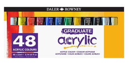 Pintura Acrilica Daler Rowney Graduate 22 Ml Estuche De 48