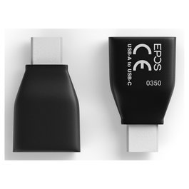 EPOS Adaptador USB-A a USB-C Negro