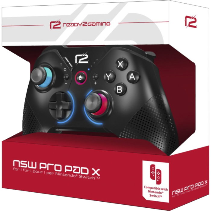 ready2gaming Nintendo Switch Pro Pad X Negro ready2gaming Nintendo Switch Pro Pad X Negro