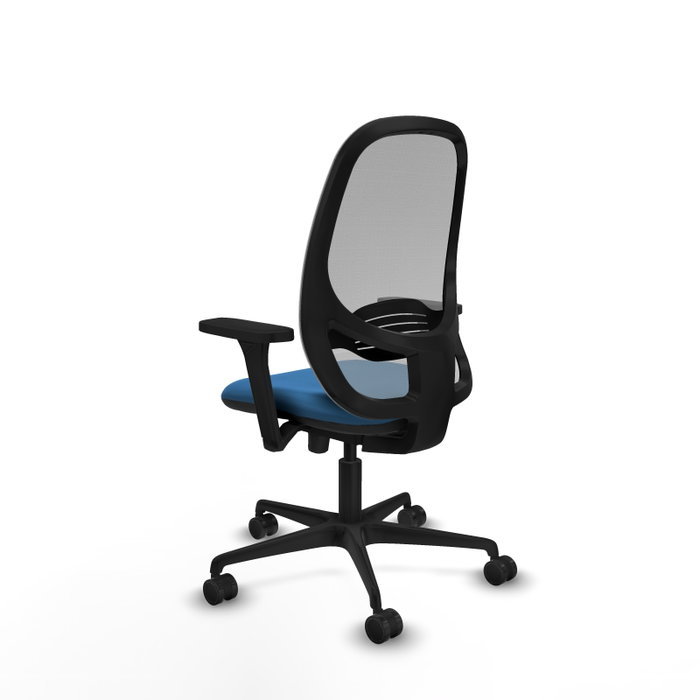PIQUERAS Y CRESPO Silla de oficina Cilanco con mecanismo Sincro/Traslack, Azul claro y Gris PIQUERAS Y CRESPO Silla de oficina Cilanco con mecanismo Sincro/Traslack, Azul claro y Gris