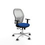 PIQUERAS Y CRESPO Silla de oficina Jorquera Azul y Blanco
