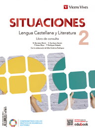 VICENS VIVES, LIBRO CONSULTA LENGUA CASTELLANA 2ºESO. SITUACIONES 2023 - AA.VV.