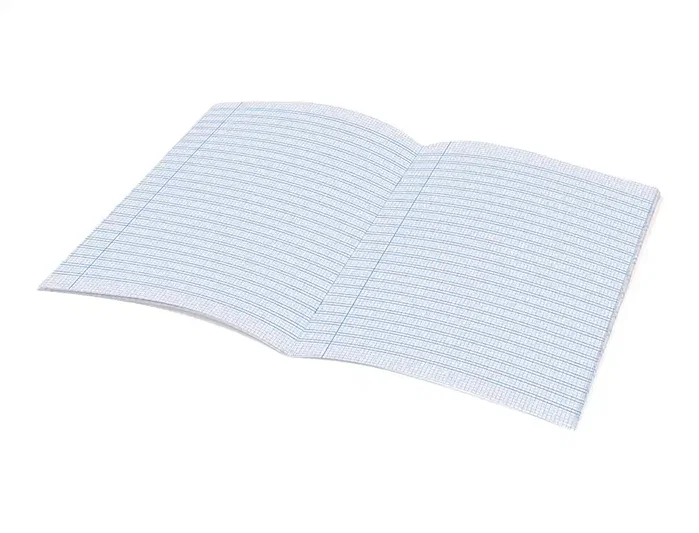 Liderpapel Libreta Pauta Guía A4 32 Hojas 75g/m² Cuadriculado Pautado 3mm con Margen 6 Colores Surtidos - Cartoncillo