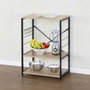 Color Baby Max Home Estantería de Cocina con 3 Baldas 60x40x82 cm