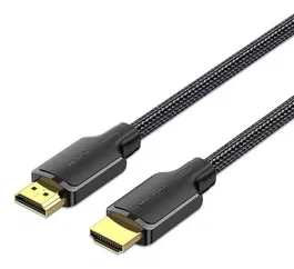 Vention Cable HDMI 2.0 4K de 5m Negro Trenzado de Algodón