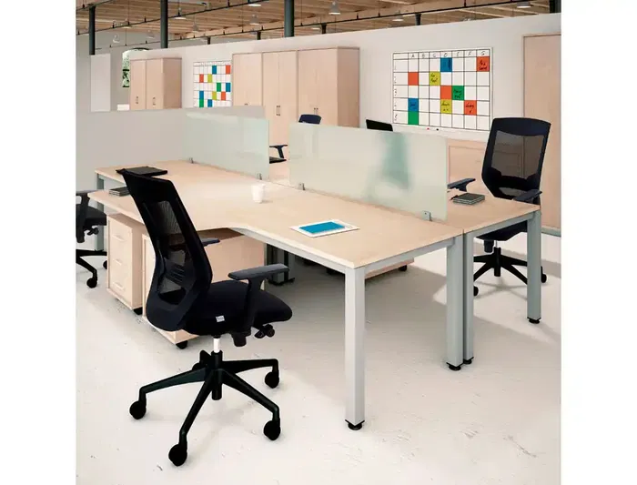 Rocada Mesa de oficina EXECUTIVE 200ad02 Gris/Gris 120x60 cm