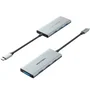 Vention TOPHB Docking USB Tipo-C 6 en 1 con HDMI 4K, 3x USB 3.0, Lector SD/MicroSD, 5 Gbps, Gris