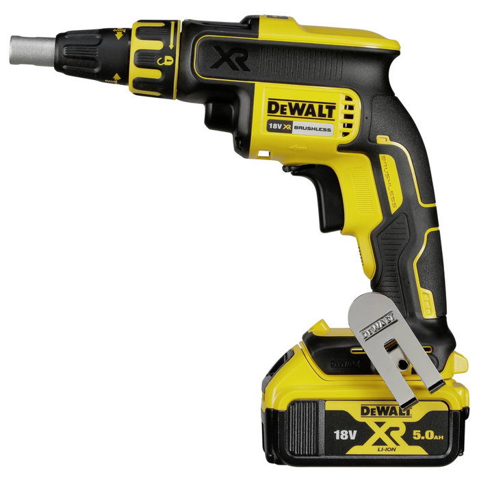 DeWALT DCF620P2K-QW Destornillador eléctrico sin escobillas 18V con 2 baterías de 5Ah