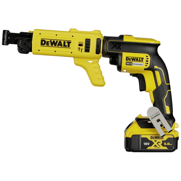 DeWALT DCF620P2K-QW Destornillador eléctrico sin escobillas 18V con 2 baterías de 5Ah