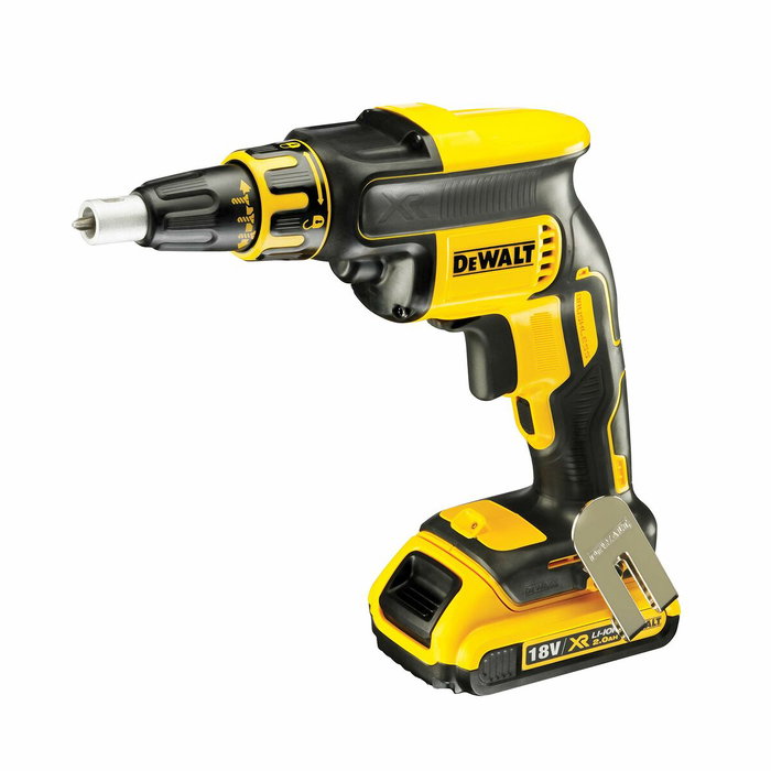 DeWalt DCF620P2K-QW Destornillador automático para paneles de yeso con 2 baterías 5.0Ah