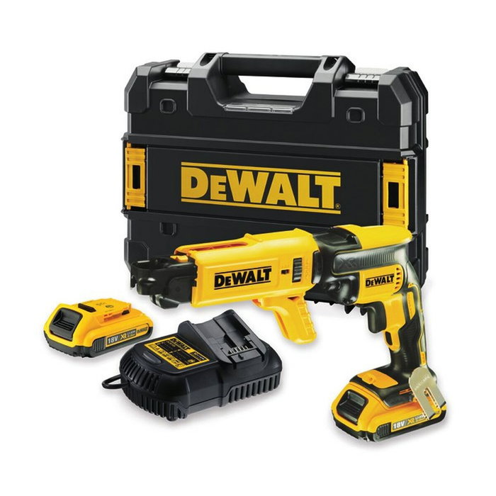 DeWalt DCF620P2K-QW Destornillador automático para paneles de yeso con 2 baterías 5.0Ah