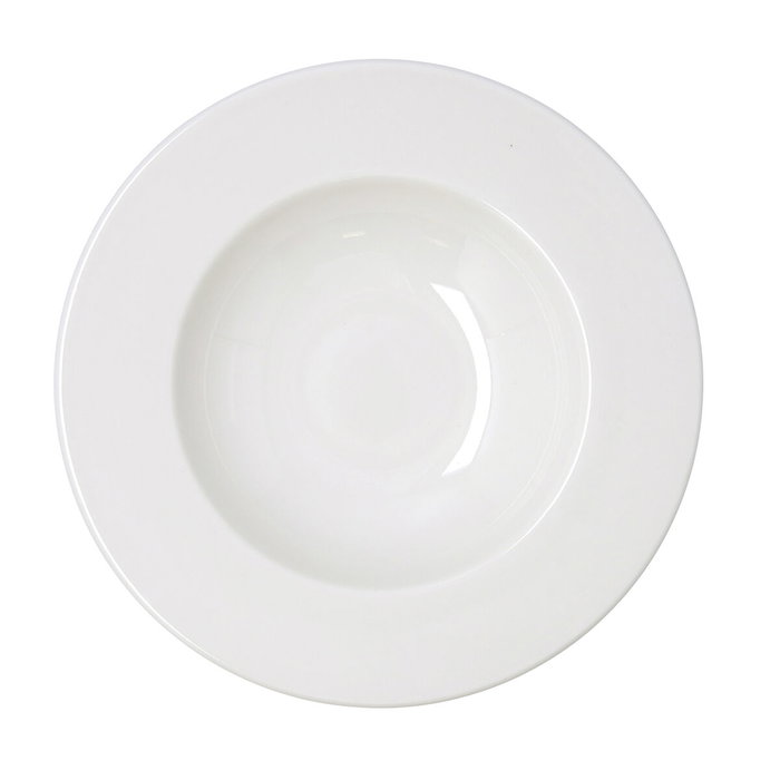 Plato para Pasta Bidasoa Serenity Hydrozero Blanco Cerámica Ø 30 cm (6 Unidades)