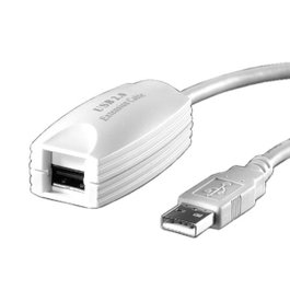 VALUE Cable de extensión USB 2.0 de 5 m Blanco