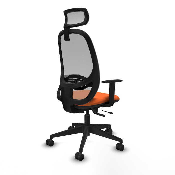 PIQUERAS Y CRESPO Silla de oficina Cilanco Naranja y Gris PIQUERAS Y CRESPO Silla de oficina Cilanco Naranja y Gris