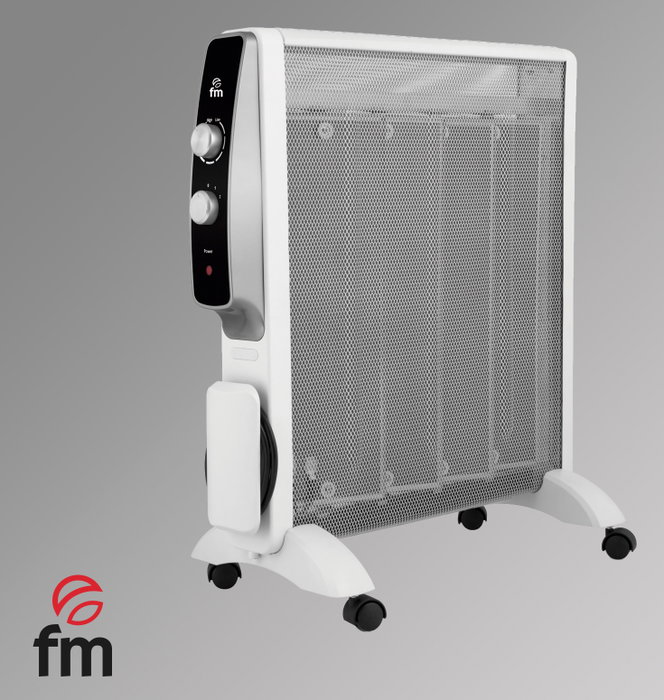 FM Radiador de Mica MS-20 2000 W Diseño Slim