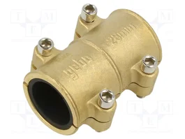 GEBO Conector de reparación de abrazaderas de latón 28mm