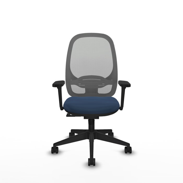 PIQUERAS Y CRESPO Silla de oficina Cilanco Azul marino y Gris