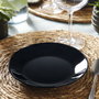 Plato de Postre Luminarc Zelie Negro Negro Vidrio Ø 18 cm (12 Unidades)