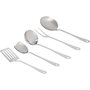 Alessi Set de cocina 5 piezas AJM19S5L en acero inoxidable plata
