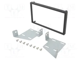ACV Bastidor de montaje de radio 2 DIN para Mitsubishi Space Star, negro