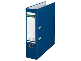 Leitz Archivador de Palanca 180º DIN A4 Maxi Polipropileno Lomo 80 mm Azul