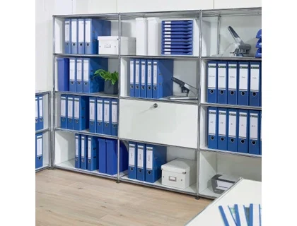 Leitz Archivador de Palanca 180º DIN A4 Maxi Polipropileno Lomo 80 mm Azul