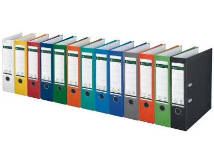 Leitz Archivador de Palanca 180º DIN A4 Maxi Polipropileno Lomo 80 mm Azul