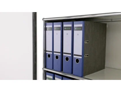 Leitz Archivador de Palanca 180º DIN A4 Maxi Polipropileno Lomo 80 mm Azul
