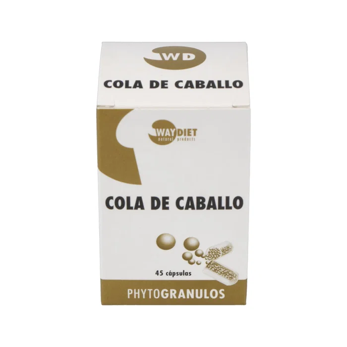 WAYDIET Natural Products Cola de Caballo Phytogranulos - Complemento Alimenticio para la Eliminación de Líquidos - 45 Cápsulas WAYDIET Natural Products Cola de Caballo Phytogranulos - Complemento Alimenticio para la Eliminación de Líquidos - 45 Cápsulas