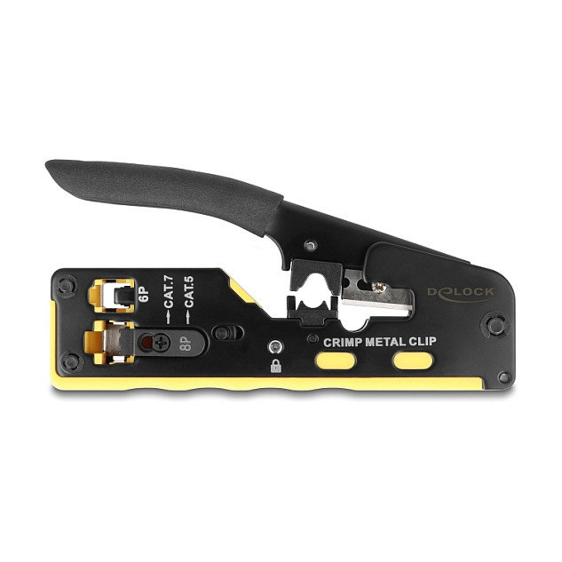DeLOCK 90583 Herramienta de crimpado para conectores RJ45/RJ11 Cat. 5/6/7