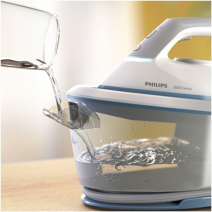 Philips PSG2000/20 Plancha de Vapor Serie 2000 2500W 110g/min Cerámica Gris Azulado Philips PSG2000/20 Plancha de Vapor Serie 2000 2500W 110g/min Cerámica Gris Azulado
