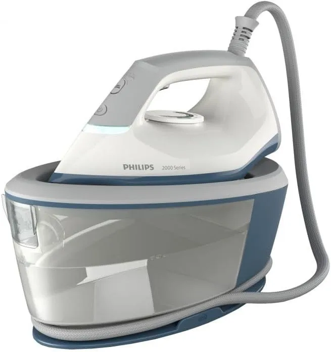 Philips PSG2000/20 Plancha de Vapor Serie 2000 2500W 110g/min Cerámica Gris Azulado Philips PSG2000/20 Plancha de Vapor Serie 2000 2500W 110g/min Cerámica Gris Azulado