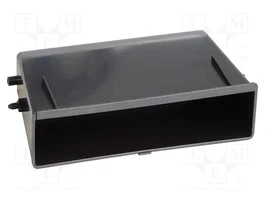 ACV Caseta de Radio Universal Negro para Parillas 2 DIN