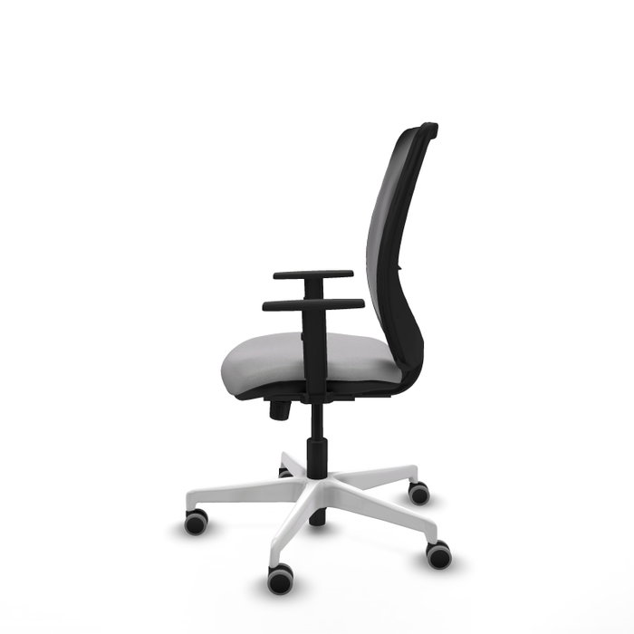 PIQUERAS Y CRESPO Silla de oficina Zulema con mecanismo Sincro, Gris claro y Negro PIQUERAS Y CRESPO Silla de oficina Zulema con mecanismo Sincro, Gris claro y Negro