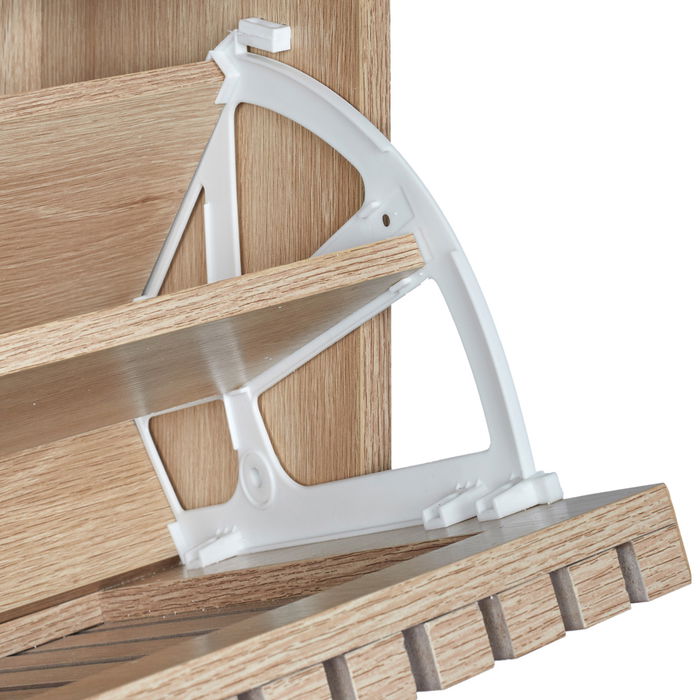 Home Deco Factory Zapatero 3 Puertas Natural Madera MDF Entrada Hogar 60x24x113 cm Home Deco Factory Zapatero 3 Puertas Natural Madera MDF Entrada Hogar 60x24x113 cm