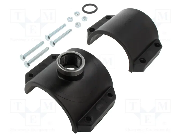 GEBO Conector de apriete Plast para tuberías PE 110 x 1 de polipropileno GEBO Conector de apriete Plast para tuberías PE 110 x 1 de polipropileno