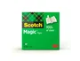 Scotch Cinta Adhesiva Magic Invisible 33 m x 19 mm, No Amarillea, Se Puede Escribir, 33 Metros