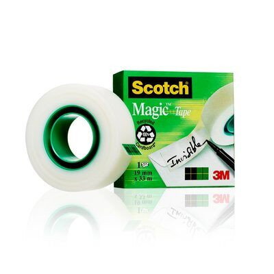 Scotch Cinta adhesiva Magic invisible 19mm x 33m