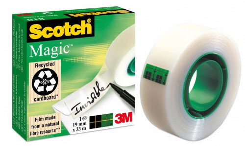 Scotch Cinta adhesiva Magic invisible 19mm x 33m