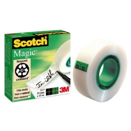 Scotch Cinta adhesiva Magic invisible 19mm x 33m