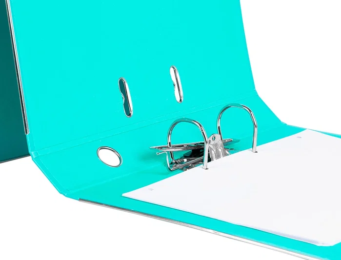 Liderpapel Archivador de Palanca Documenta Folio Forrado PVC Rado con Compresor Lomo 52 mm Verde Claro