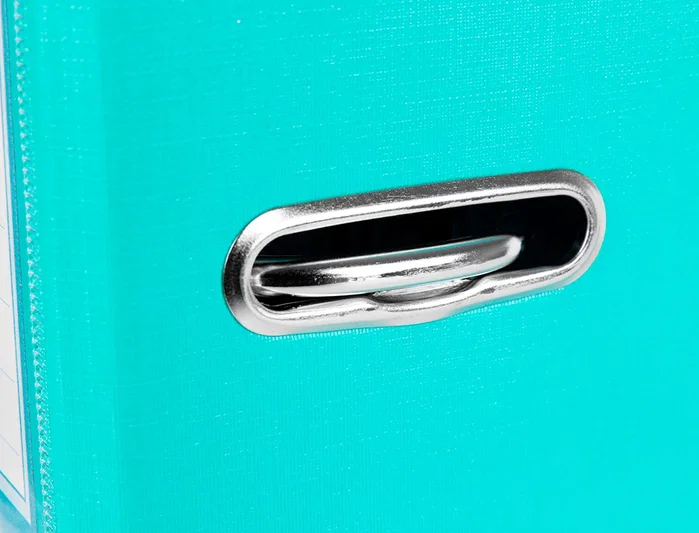 Liderpapel Archivador de Palanca Documenta Folio Forrado PVC Rado con Compresor Lomo 52 mm Verde Claro