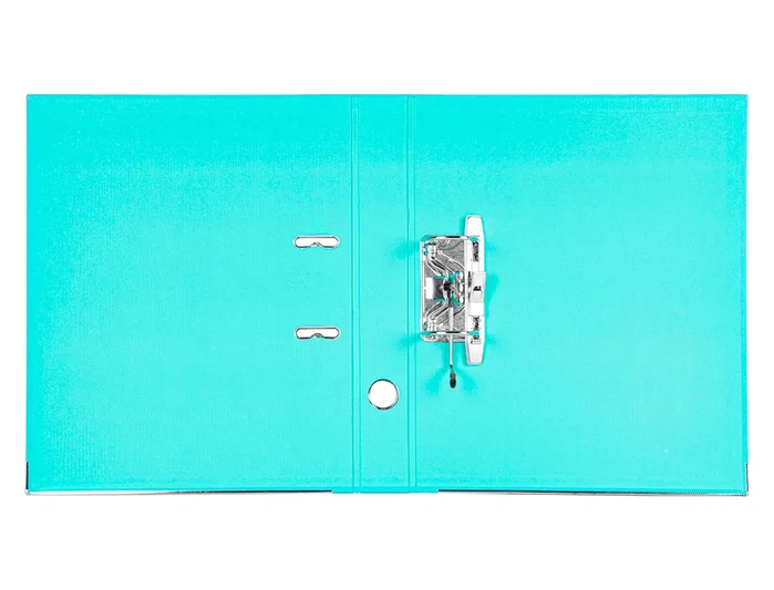Liderpapel Archivador de Palanca Documenta Folio Forrado PVC Rado con Compresor Lomo 52 mm Verde Claro