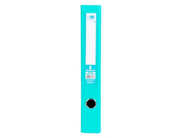 Liderpapel Archivador de Palanca Documenta Folio Forrado PVC Rado con Compresor Lomo 52 mm Verde Claro