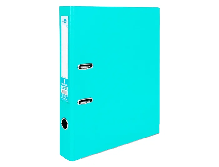 Liderpapel Archivador de Palanca Documenta Folio Forrado PVC Rado con Compresor Lomo 52 mm Verde Claro