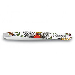 Tres Claveles Pinza de Depilar Cangrejo Tatto Inox 9.5 cm